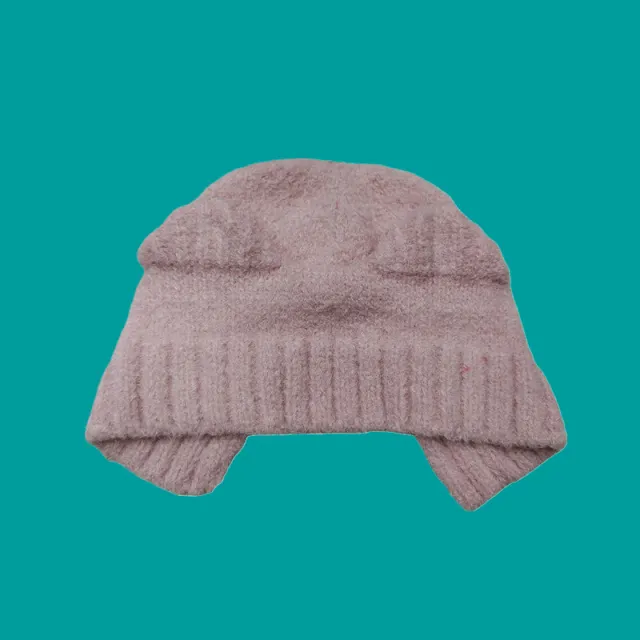 Big headed Foreign style Warm Ear Protection Hat Pink Colour - Shop at LoveMi