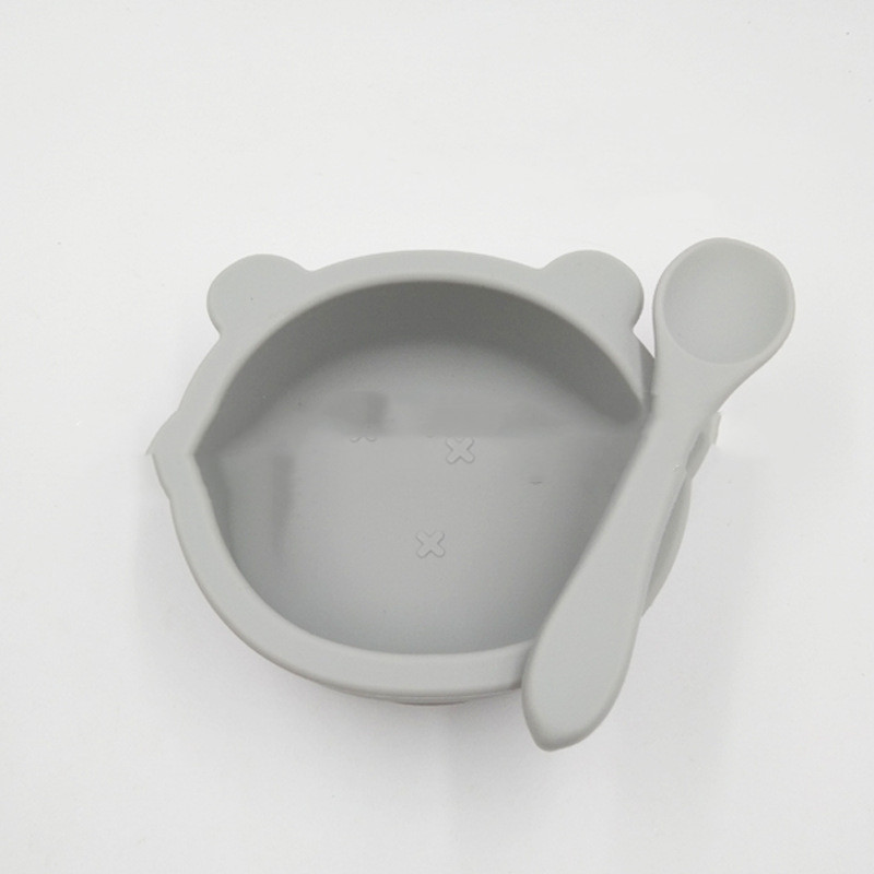 Title 12, Suction Cup Anti-fall Bear Silicone Baby Bowl C...