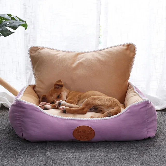 Removable And Washable Spot Cat Litter Dog Mat Purple - Shop at LoveMi