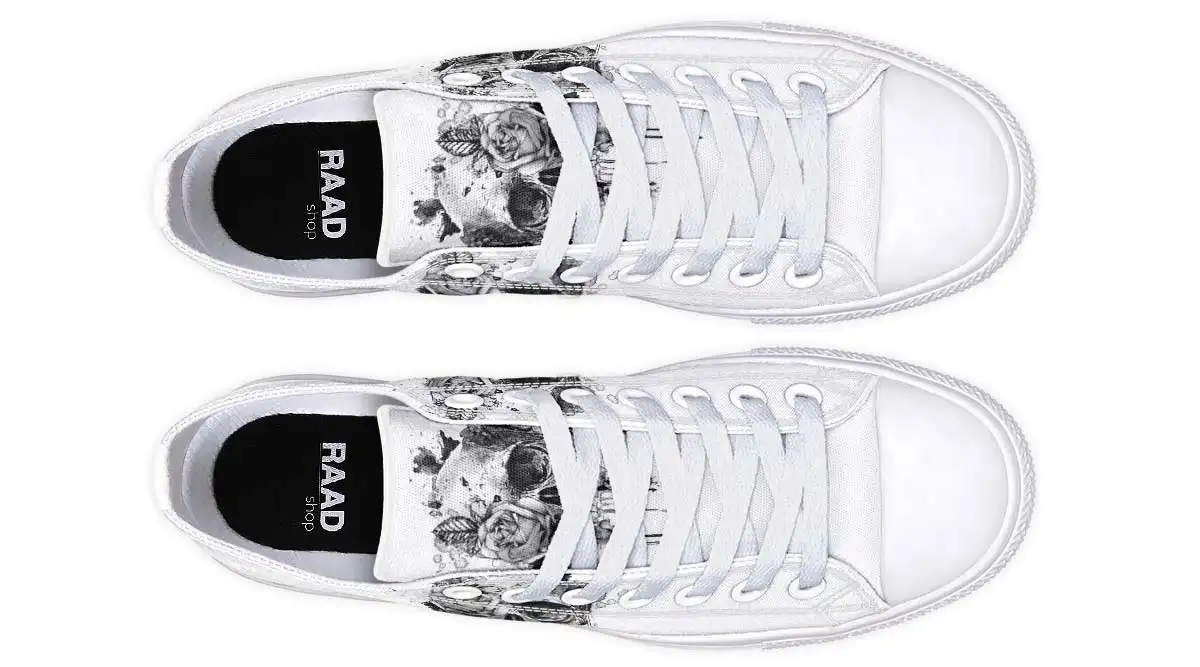 Fashion Print Couple Low-Top Canvas Shoes
