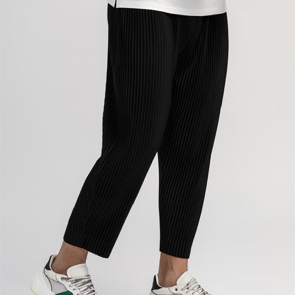 Men's Loose Drawstring Casual Straight Trousers