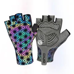 Colourful Colour Changing Cycling Gloves Non-slip - Colourful - View 1