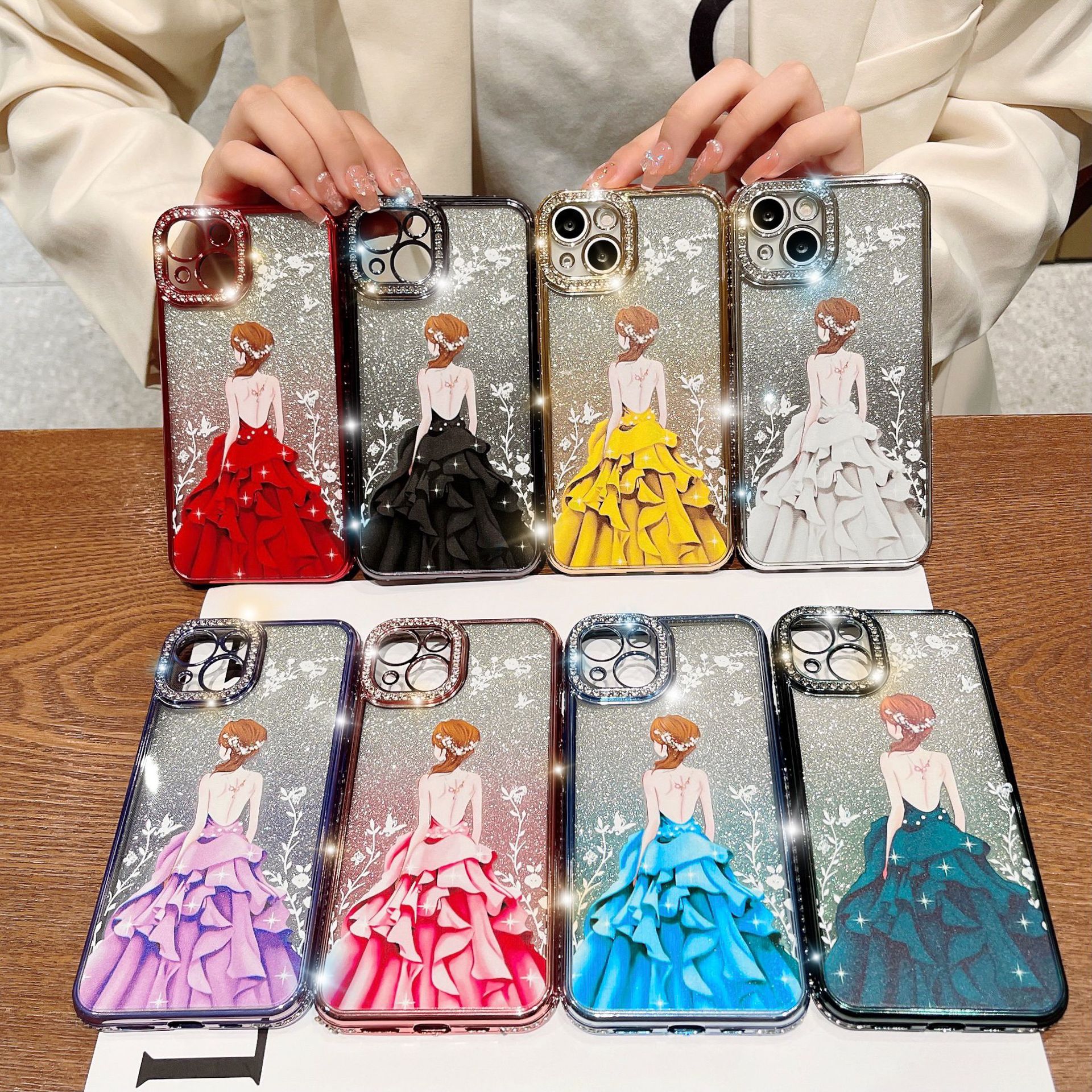 Luxury Glitter Gradient Rhinestone Phone Case - Image 7