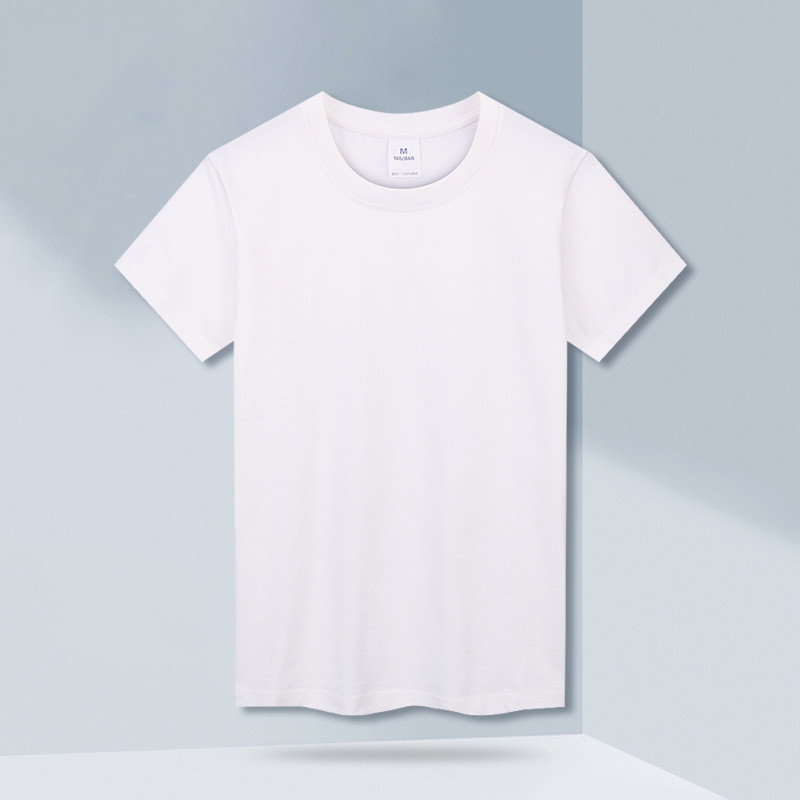 Round Neck Cotton T-sleeve Factory Wholesale Work Clothes