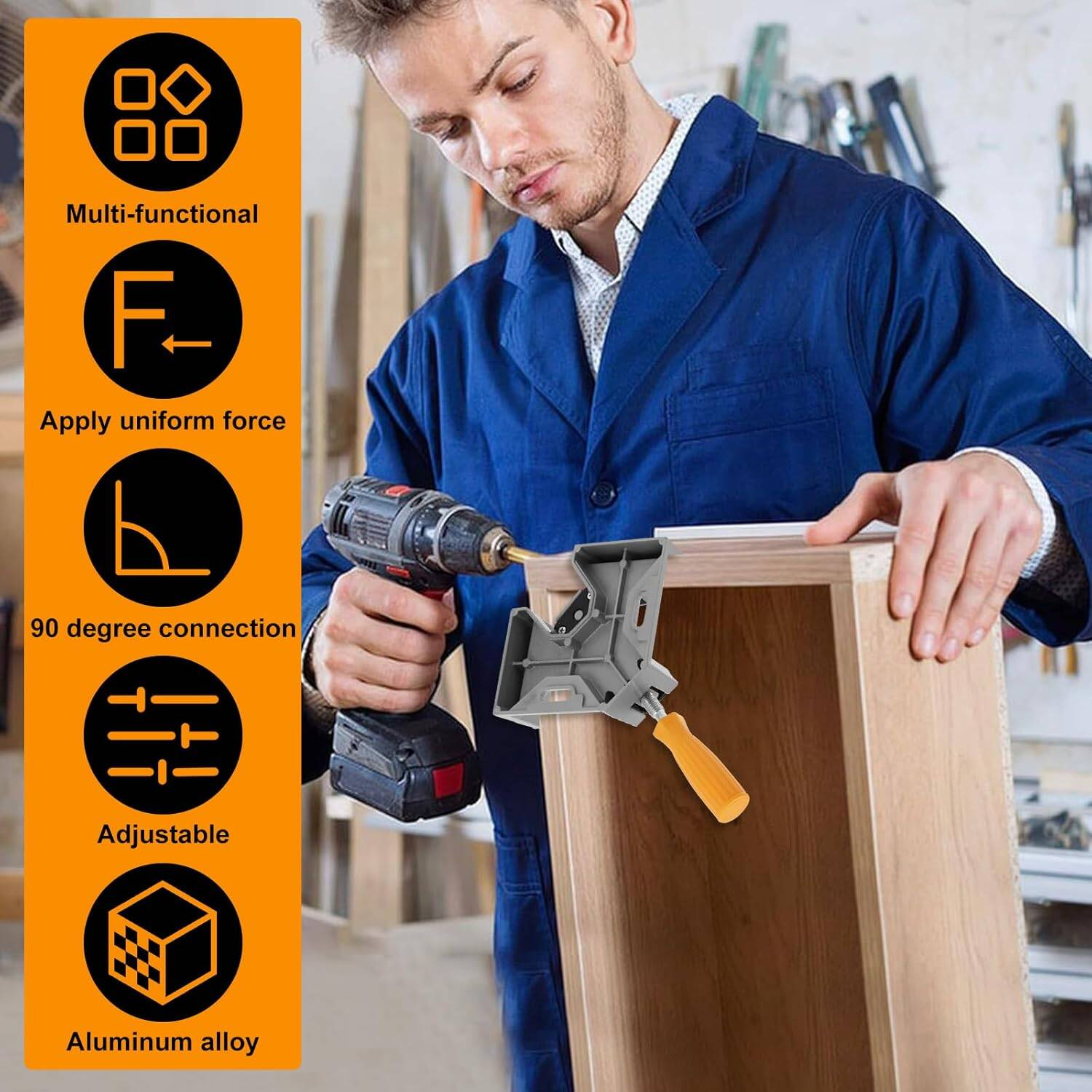 4Pcs 90 Degree Clamp Set — image 4