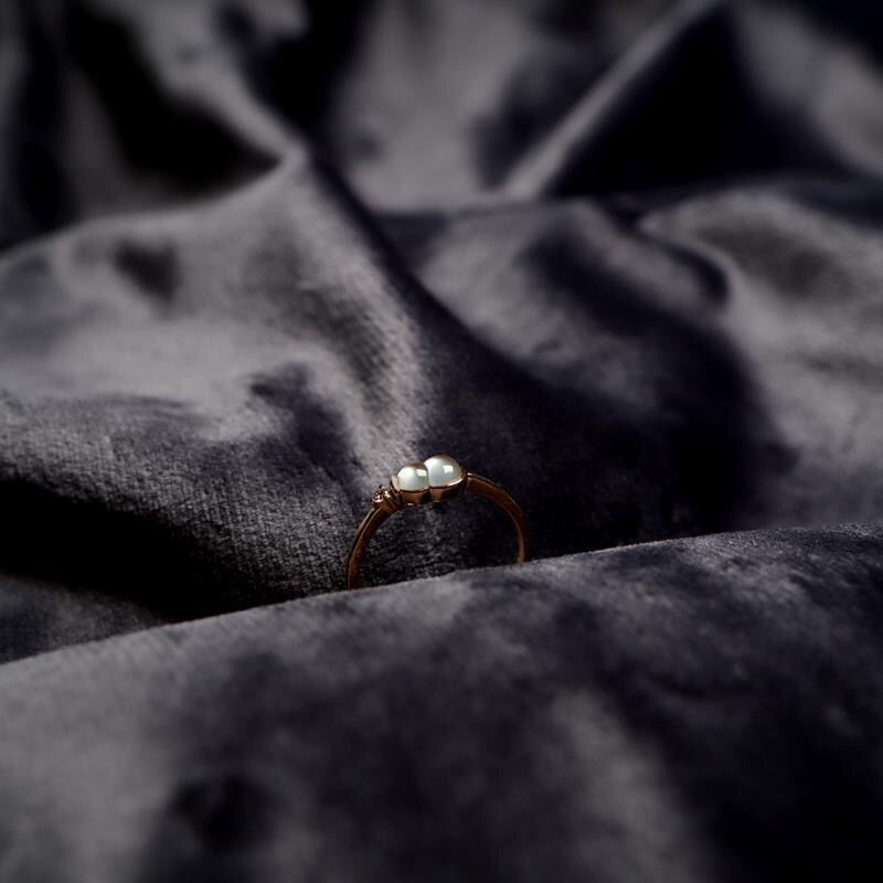 Women's Inlaid High Imitation Ice Chalcedony Gourd Open Adjustable Ring