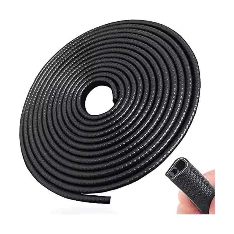 10M Unique Rubber U Shaped Protective Strip For Car Door Scratches, Edge Protection Decorative Strip