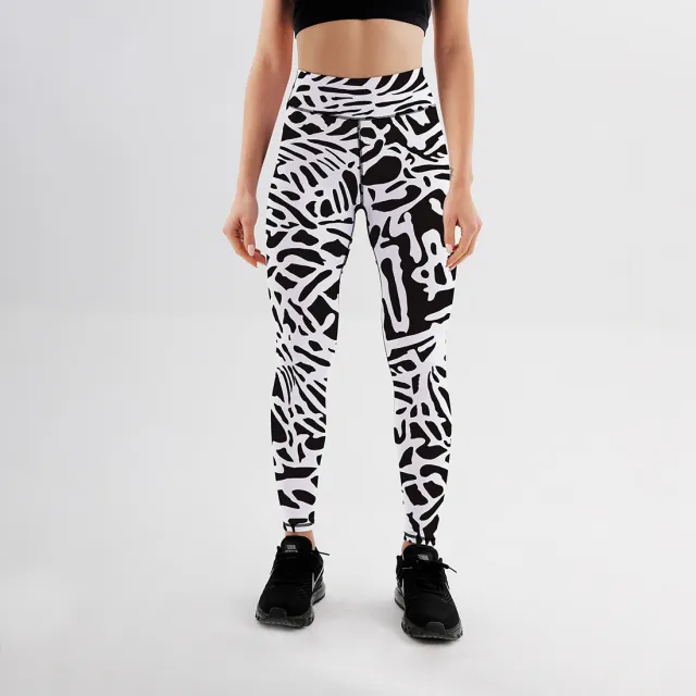 Yoga Pants Breathable Sports High Waist Bottoming White - Shop at LoveMi
