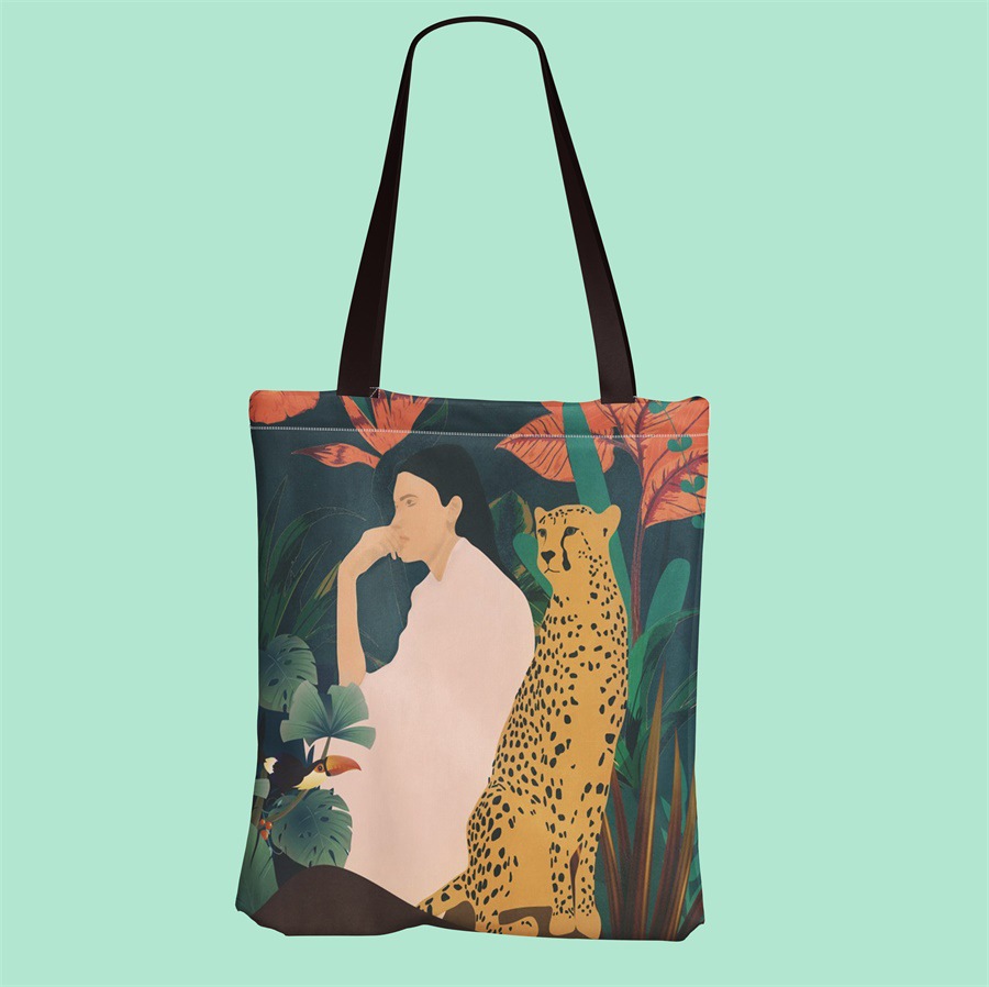 Title 13, Matisse-Canvas-Schultertasche für Damen. Geräum...