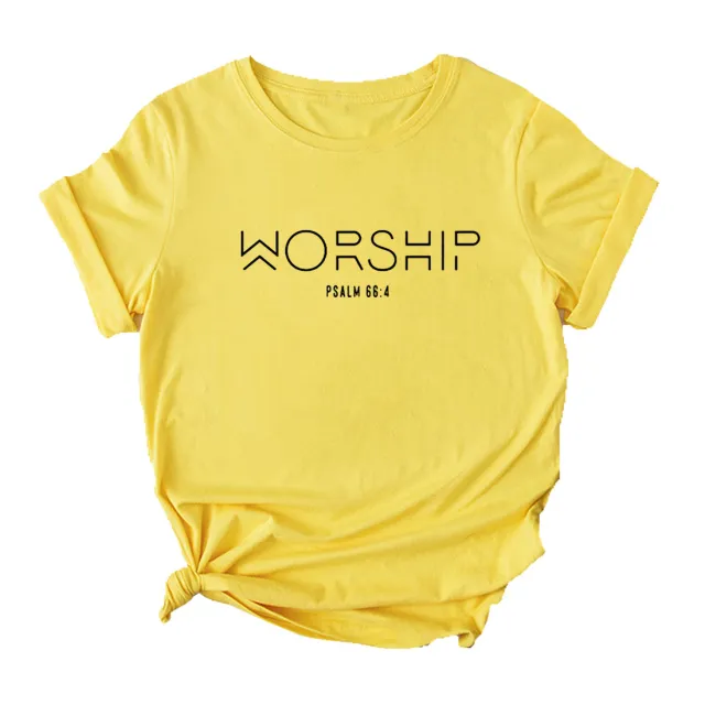 WORSHIP Eaby Cross border Women's Clothing Yellow White - Shop at LoveMi