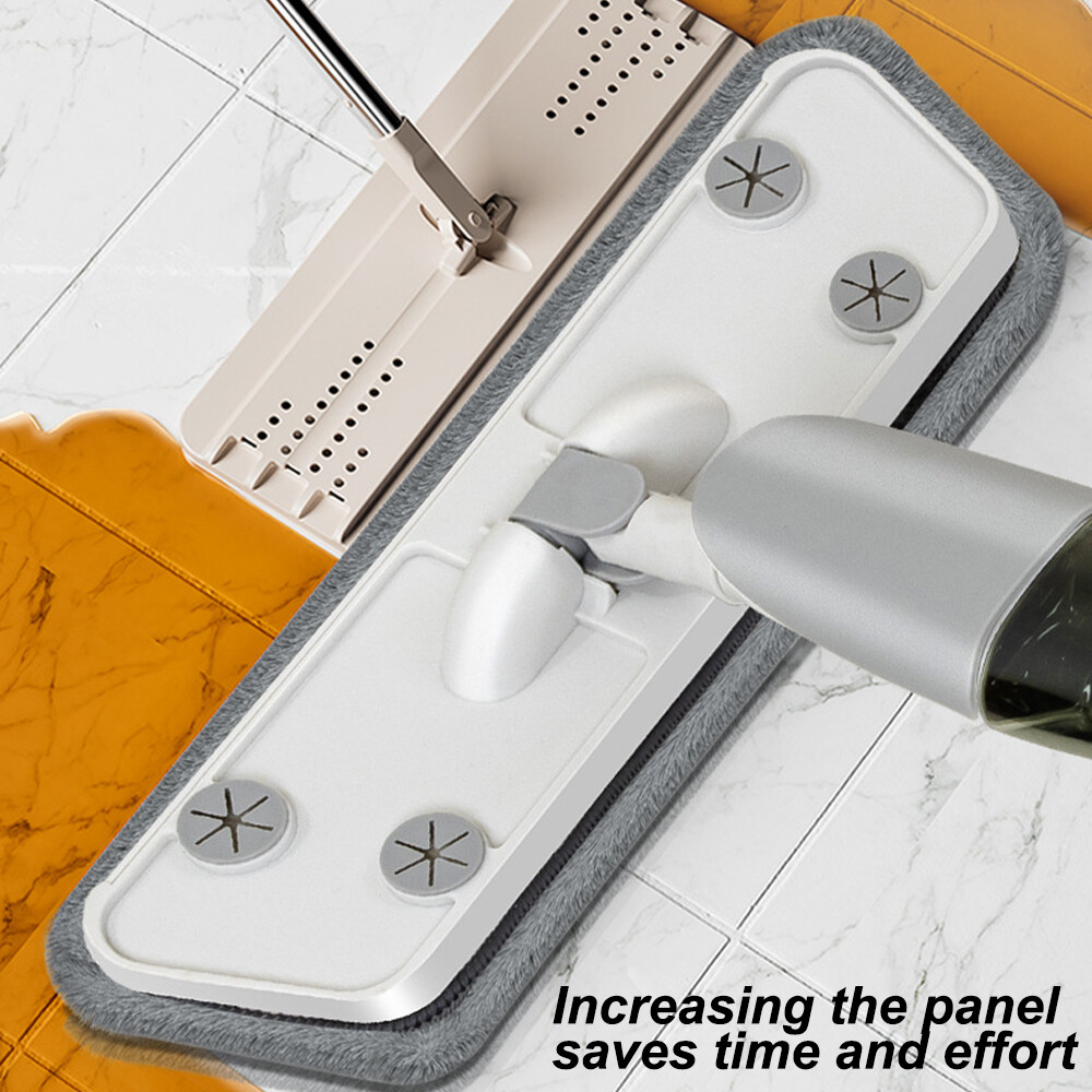 Spray Mop For Floor Cleaning 5 Reusable Microfibre Pad 550ml Water Bottle Tank — foto 12