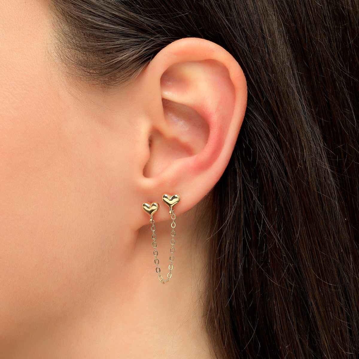 Trendy Rainbow Rice Bead Braided Floral Asymmetric Earrings