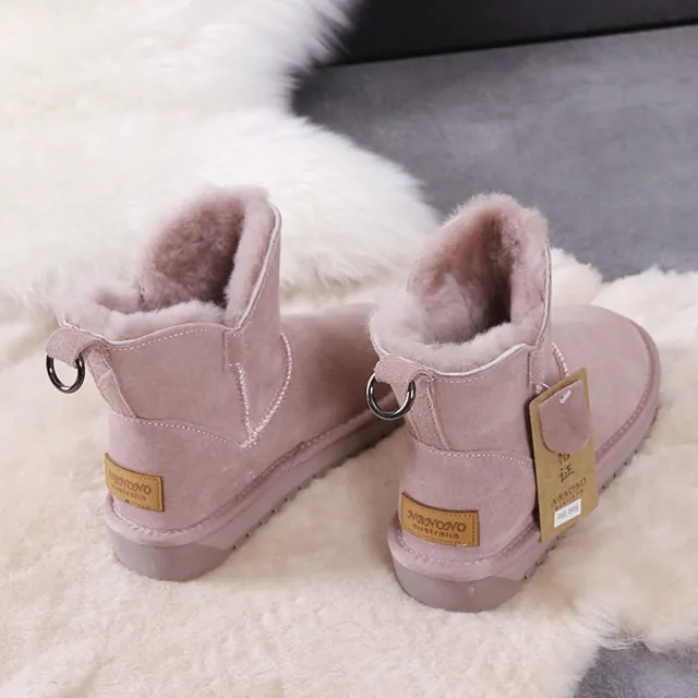 Plush Thickened Warmth And Non slip Fur Cotton Shoes Lotus Color 39 - Shop at LoveMi