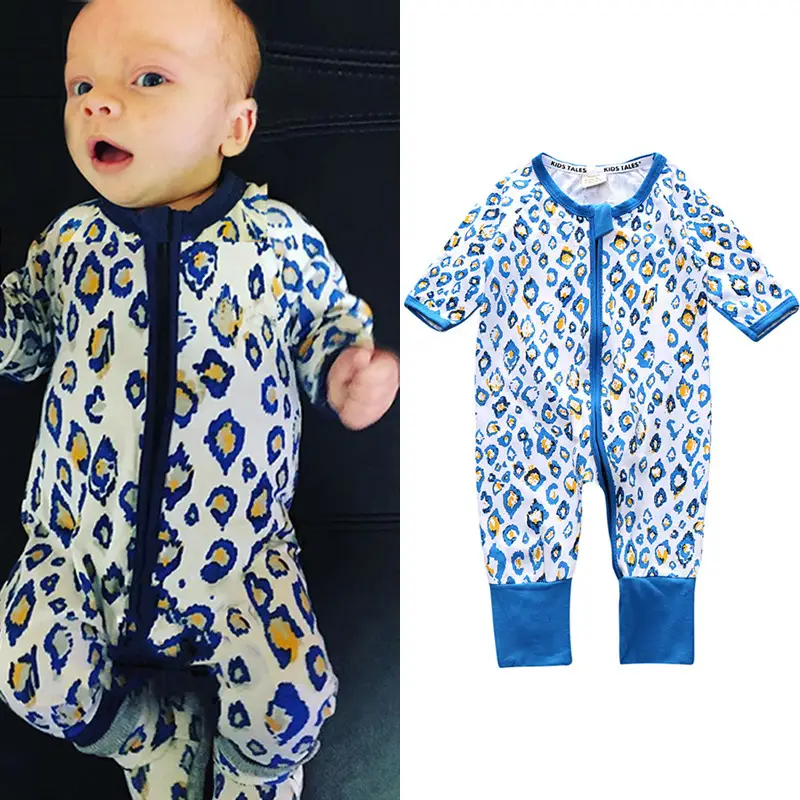 Toddler Long Sleeved Baby Cartoon Jumpsuit