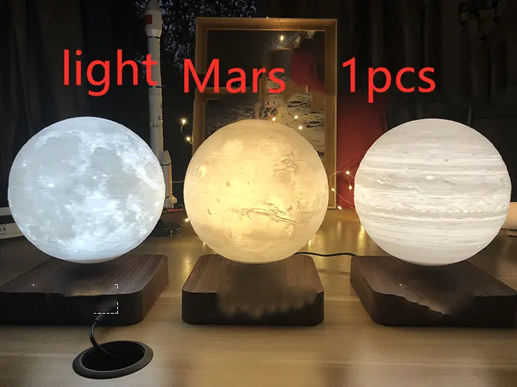 Magnetic Levitation Table Lamp Moon Light 3D