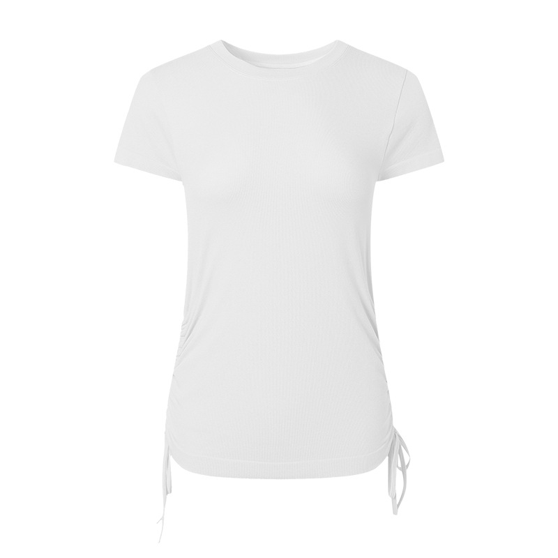 Women's Solid Color Summer Waist Waist Yoga Wear