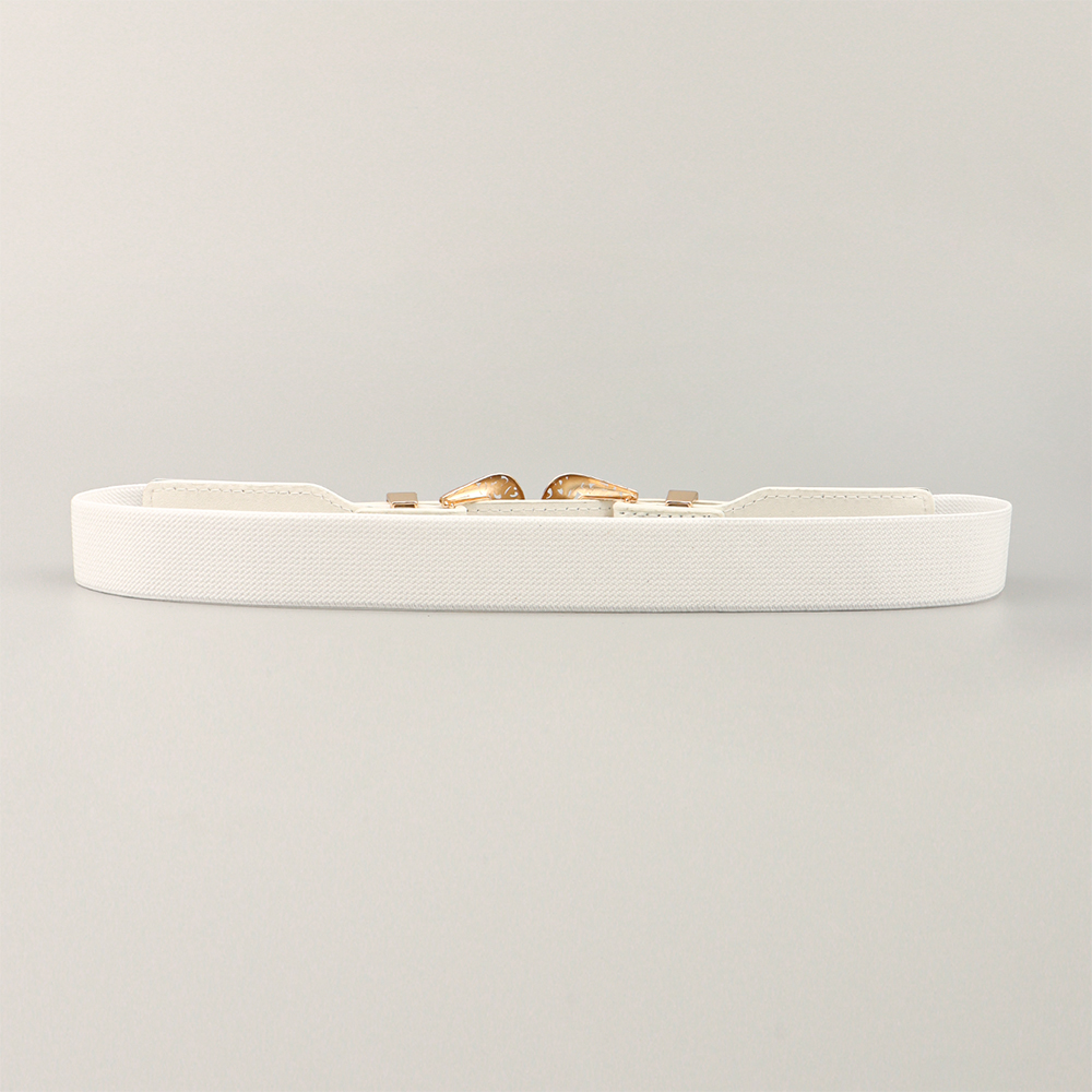 Retro Women's Thin Black Belt Decorative Coat Skirt Coat Fashion Hollowed Out Senior Sense Belt