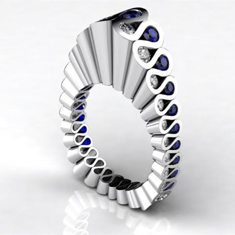 Noble Women's Court Vintage Cluster Zircon Ring