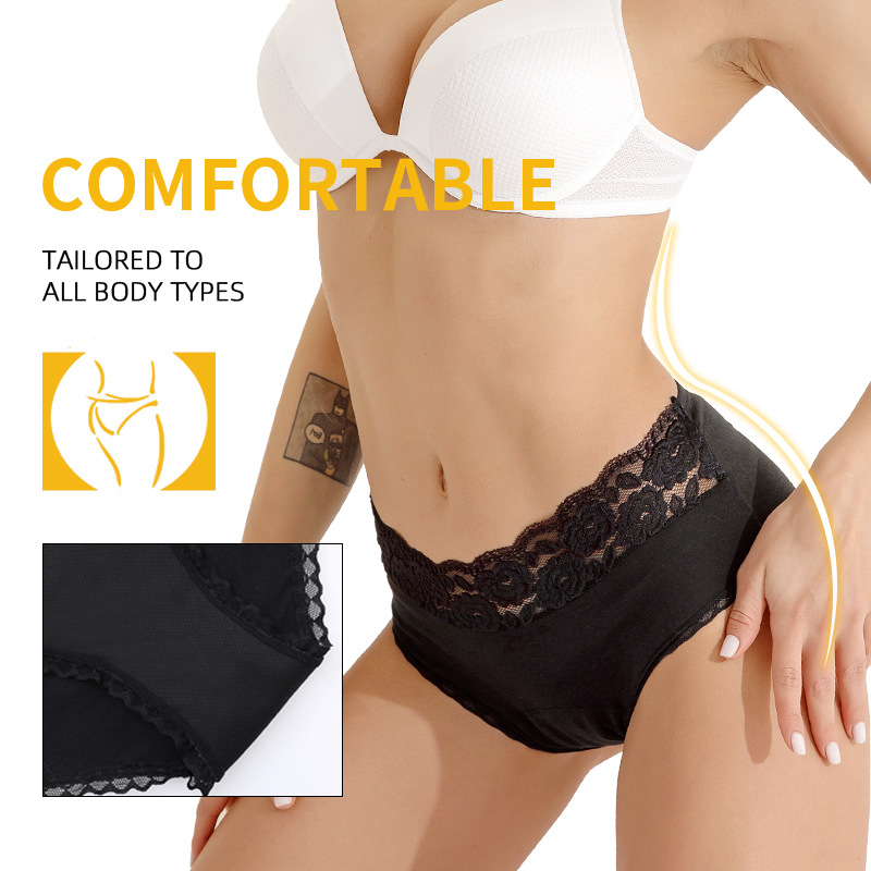 Title 5, Lace Petals Ladies Physiological Panties