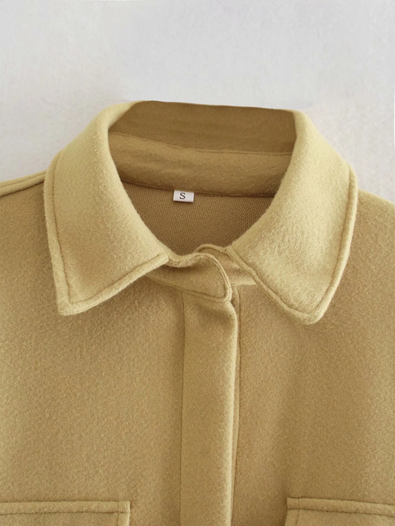 Loose Single-breasted Shirt Lapel Boyfriend Style