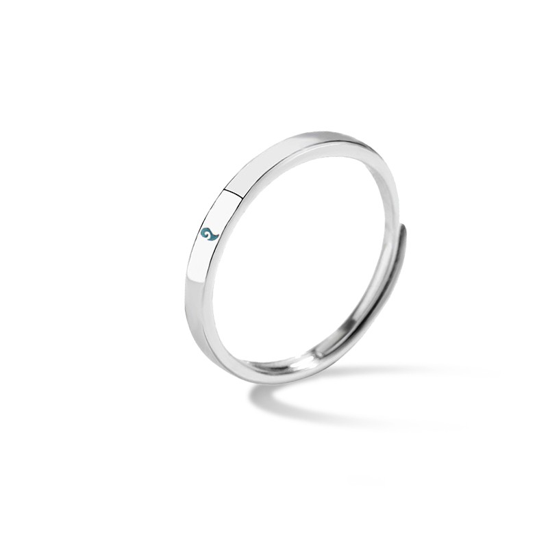 Title 2, S925 Sterling Silver Ring Couple