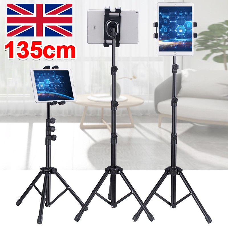 Adjustable Floor Tablet Tripod Stand 4.7-12.9 Phone Holder For IPad — image 5