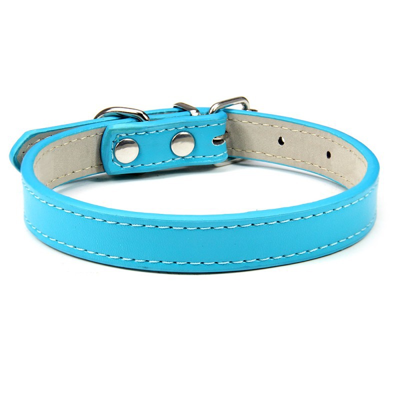 Title 10, Durable and comfortable PU leather pet collar, ...