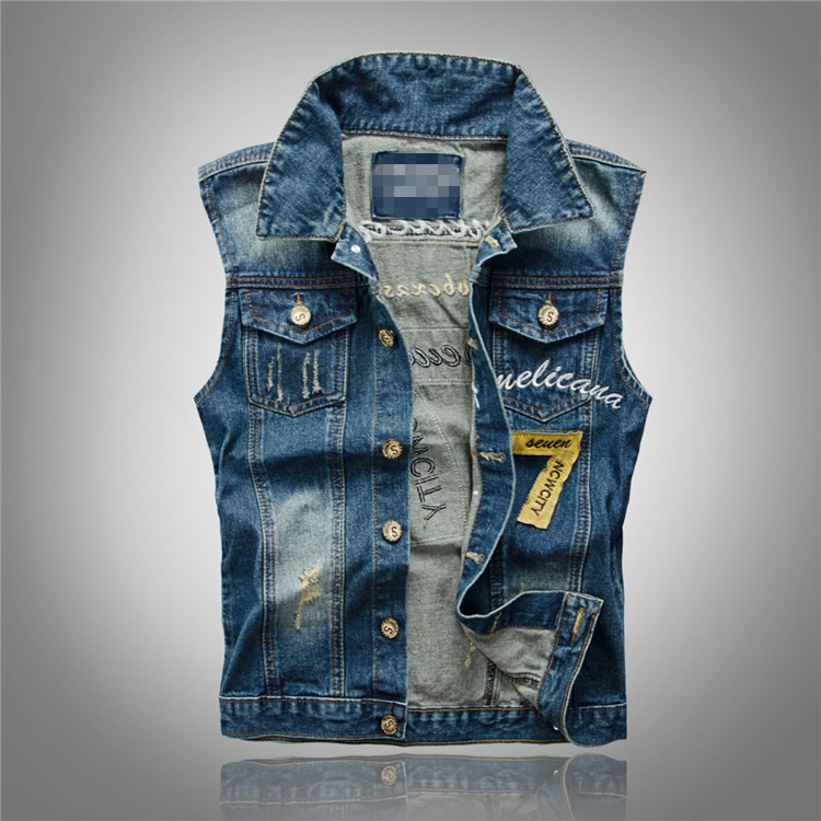 Slim Casual Denim Vest