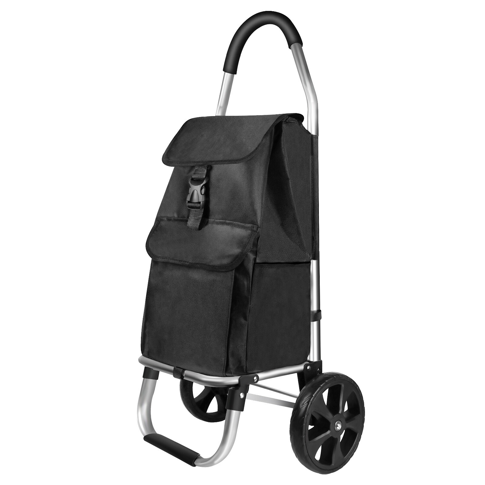 New Shopping Cart Large Lightweight Folding Trolley Waterproof Bag 2 Wheel 40L 2