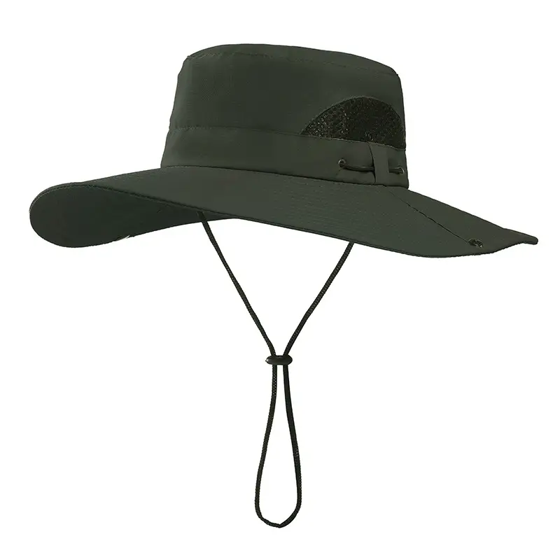 Embroidered Shade Men's Breathable Outdoor Hiking Hat