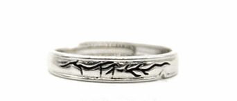 Student Couple Rings Thai Silver Vintage