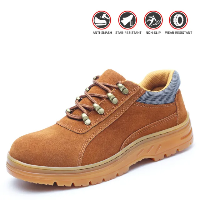 New Anti smash And Puncture Wear resistant Rubber Sole Shoes Tan - Shop at LoveMi
