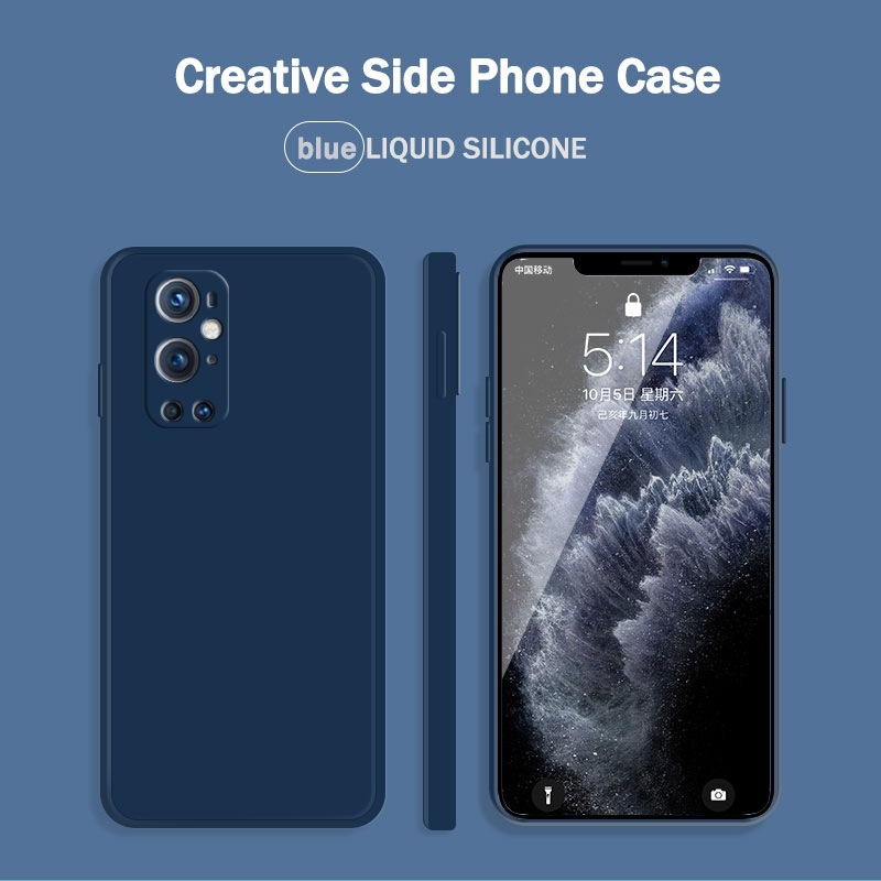 Funda celular silicona cubo líquido recto protección