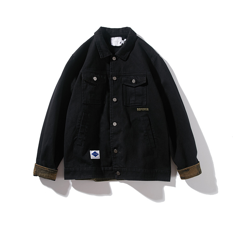 Loose Trendy Baseball Uniform Unisex All Match Casual Jacket Mens Top