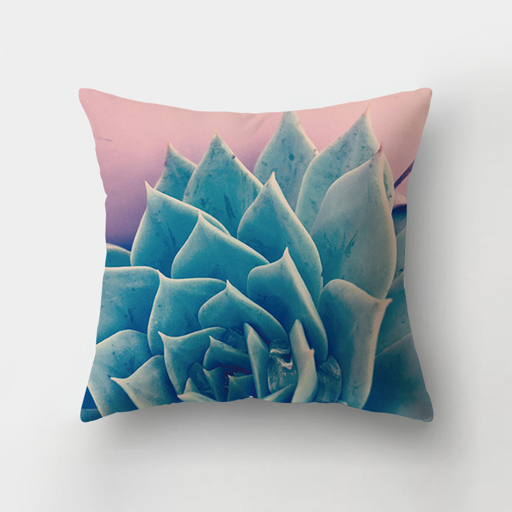 Tropical Botanical Pillow Cover