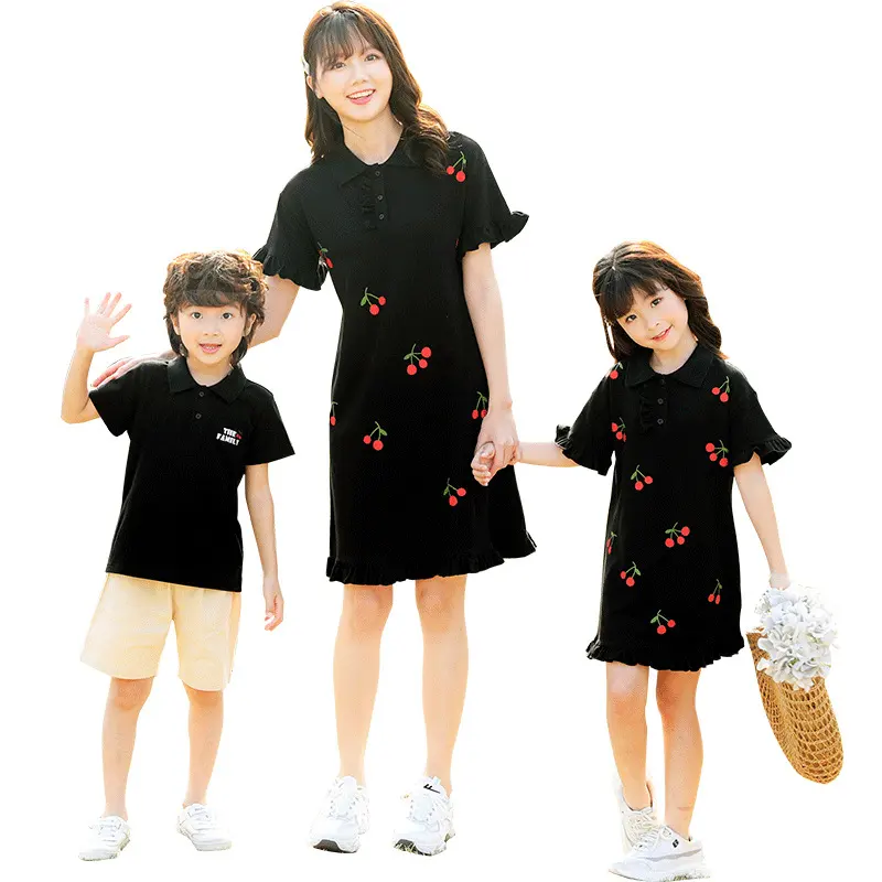 Casual Family Wear Mother and Daughter Skirt
