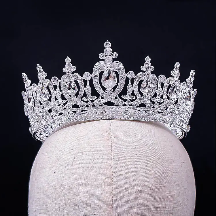 New Hot-selling Retro Headdress Peach Heart-shaped Round Crown