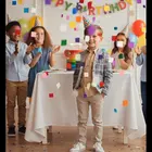 Boys Plaid Blazer Jacket Smart Casual Spring