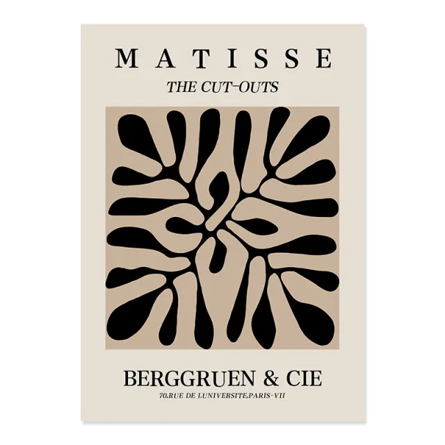 Abstract Matisse Body Line Floral Bohemian Poster Canvas Painting - Shop at LoveMi