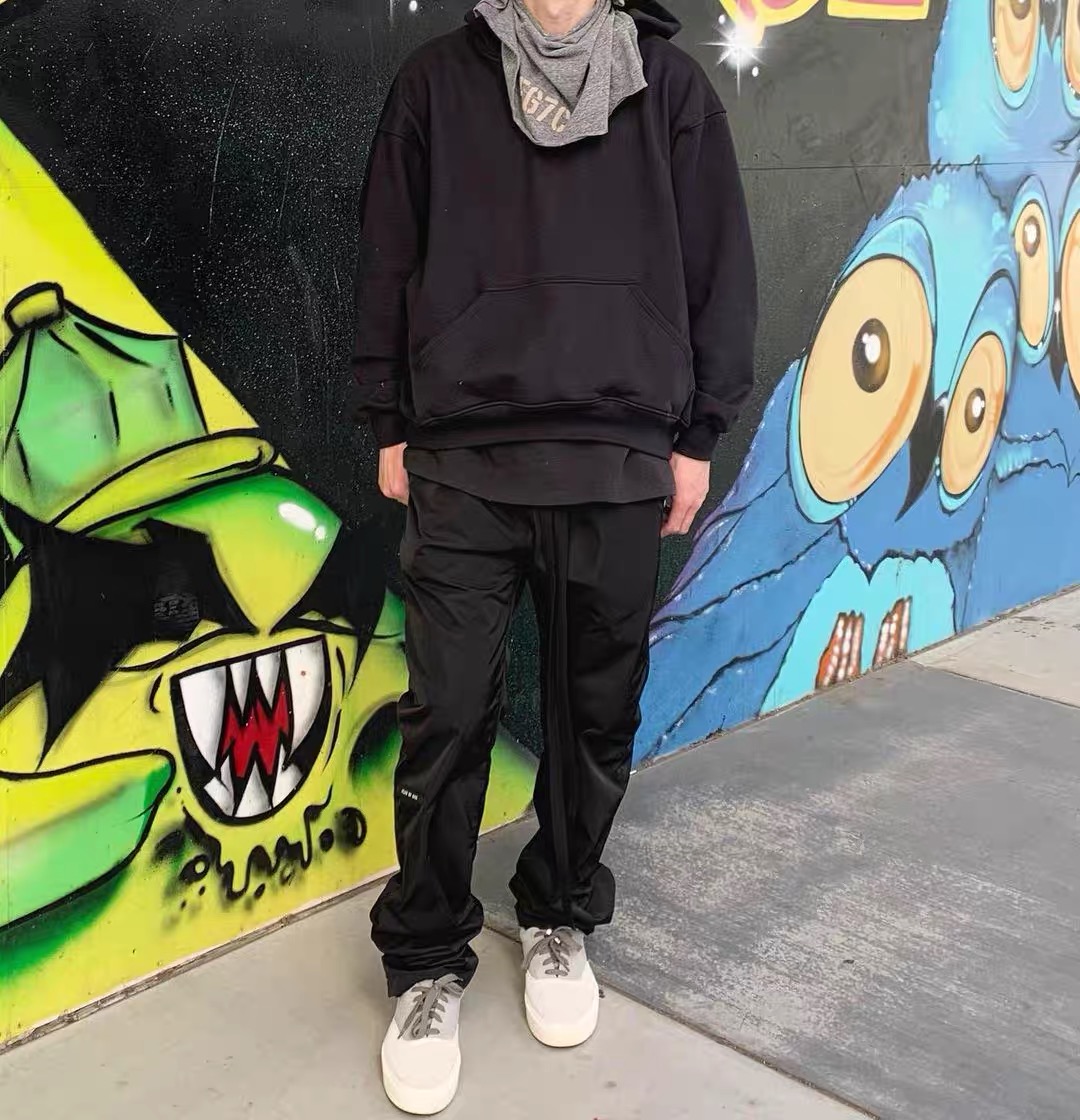 Joint Klein Blue Sweater High Street Casual Loose Fleece Hoodie