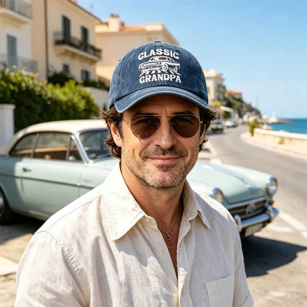 Vintage Washed Navy Baseball Cap