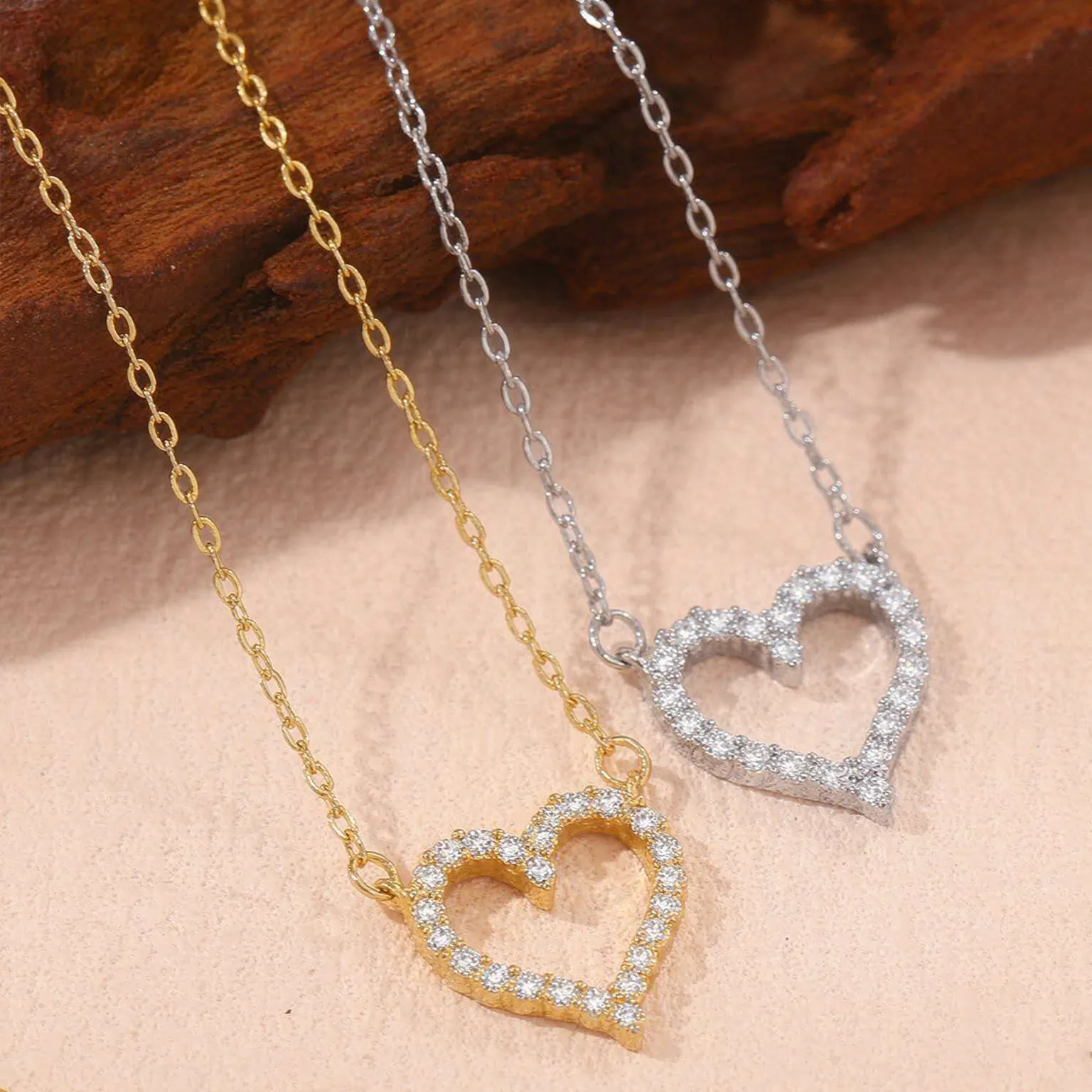 Heart-shaped Copper Accessory Paired