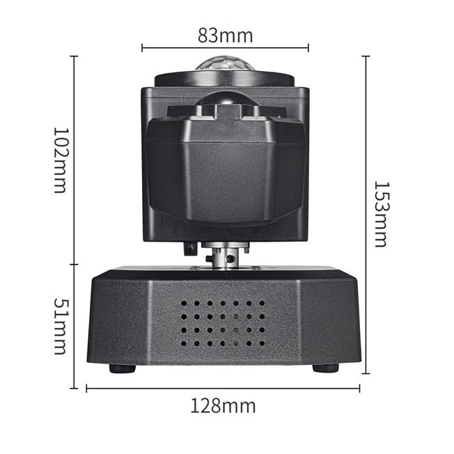 Moving Head Party Light Rotating Disco Bar Stage Lights Laser Beam Strobe Remote — image 10