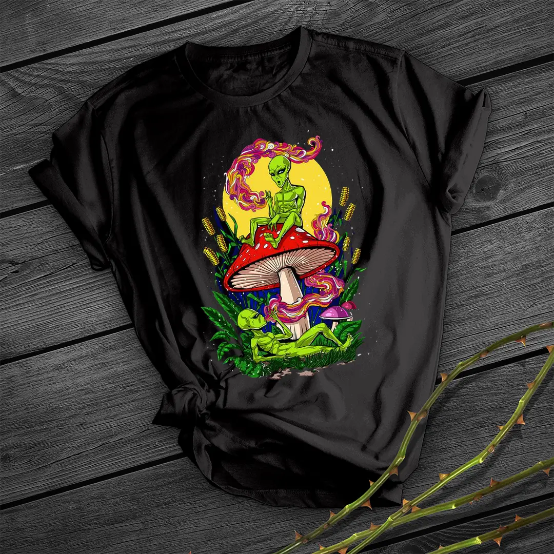 Simple And Creative Printing Short Sleeve
