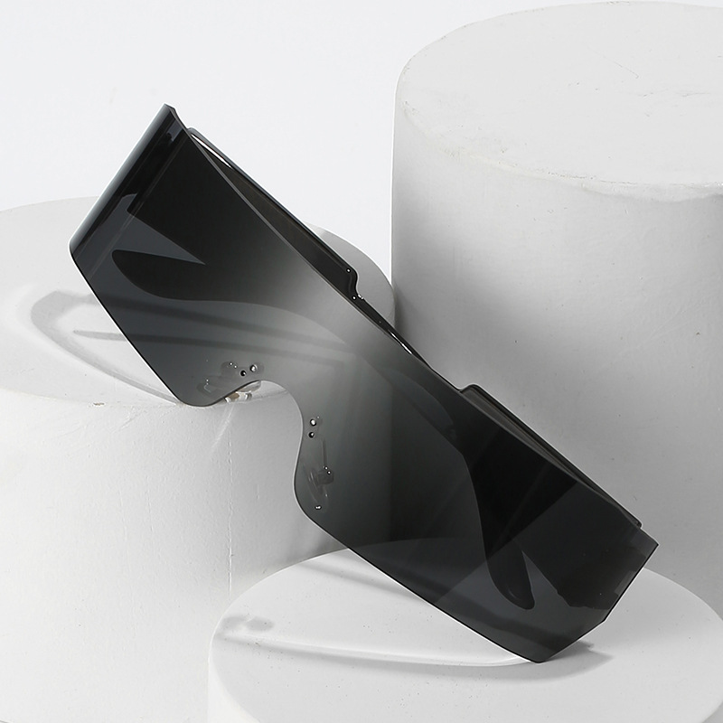 New Rimless Trendy Colorful Reflective Sunglasses - Image 2