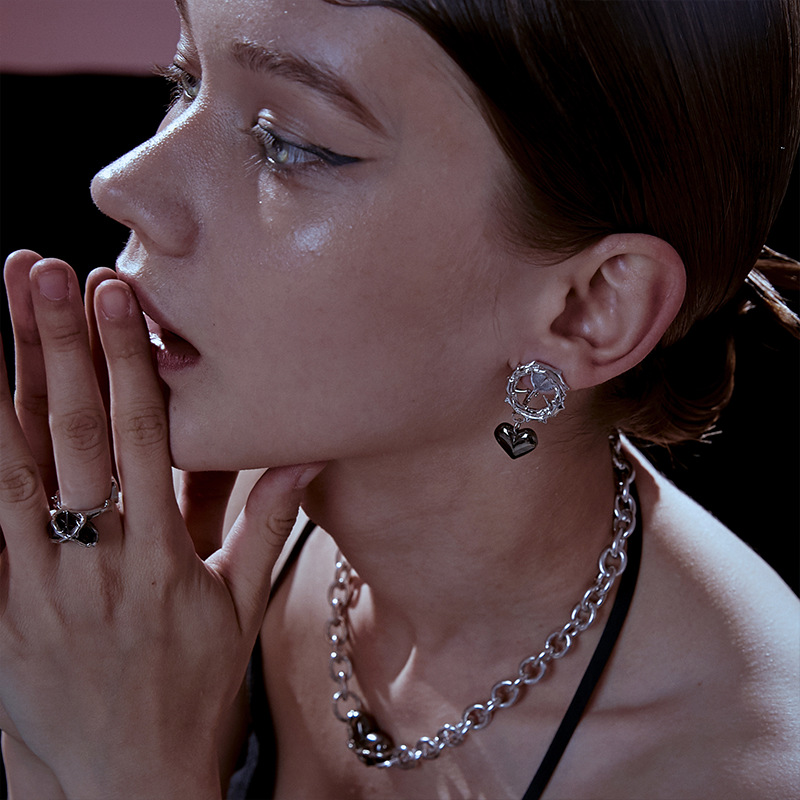 Thorny Love Earrings Ear Clip High Sense