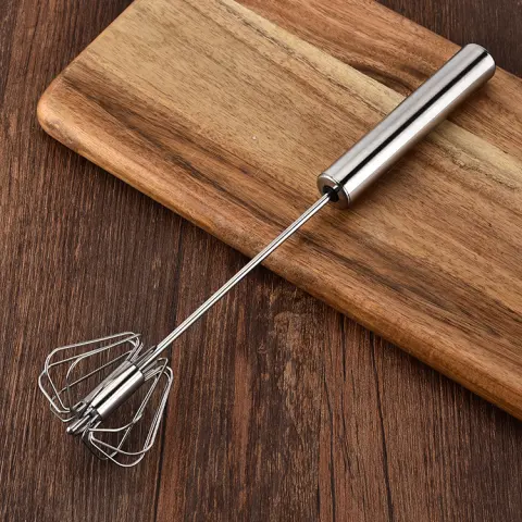 Stainless Steel Semi Automatic Egg Beater Kitchen Tools Hand