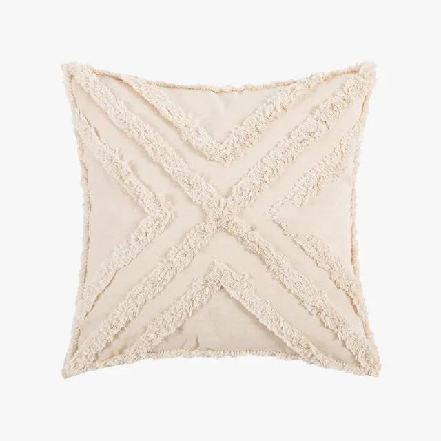 Tassel Tufted Pillow Decoration Cushion Cover Pillowcase With Pillow Core - Shop at LoveMi