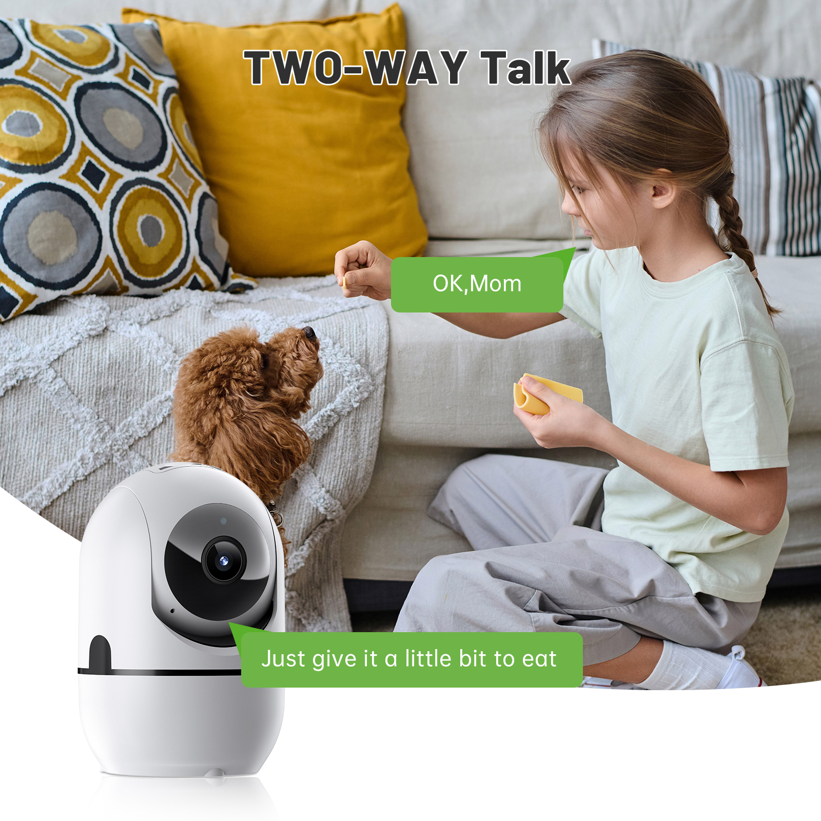 2-way Video Call Network Camera PTZ WIFI Security Cam AI Smart Camera For Home Night Vision Wireless Indoor Camera — foto 5