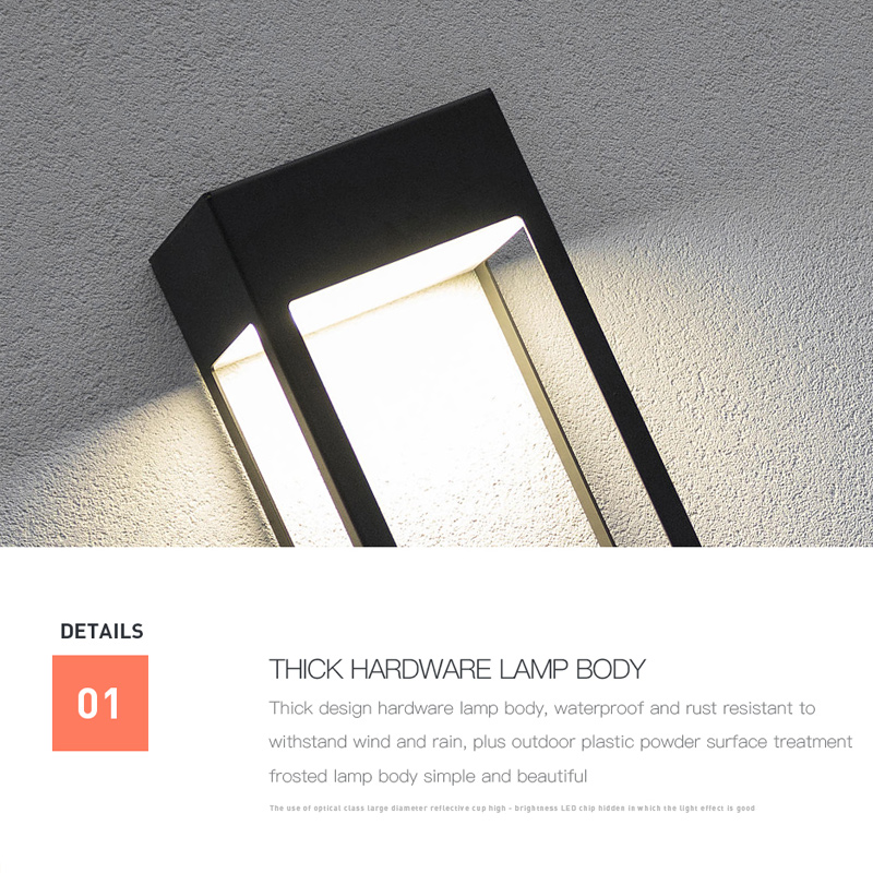 Fashion Simple Outdoor Waterproof Exterior Wall Light - Image 6